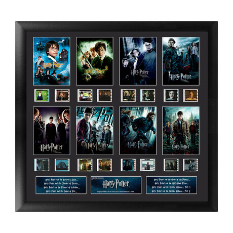 Harry Potter 1-7 Finale // Mixed Montage FilmCells Presentation // Backlit LED Frame