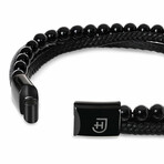 Stack Bracelet // Black (Small)