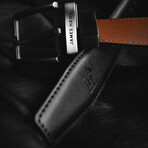 Smart Belt // 49.21"L (Black + Brown)