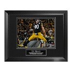 T.J. Watt // Pittsburgh Steelers // Unsigned Framed Photograph