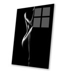 Silhouette Of Nude Woman Print on Acrylic Glass by Johan Swanepoel