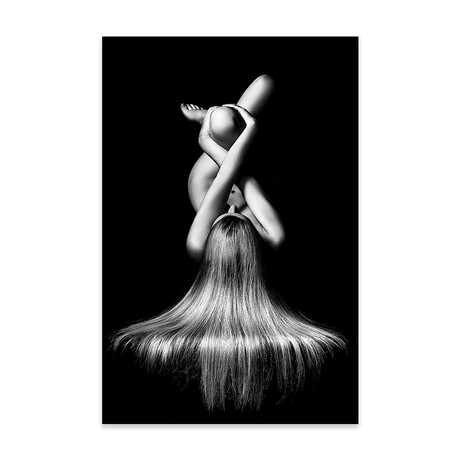 Nude Woman Bodyscape II Print On Acrylic Glass by Johan Swanepoel