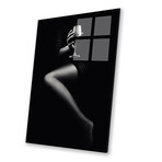 Woman Holding Red Wine Print On Acrylic Glass by Johan Swanepoel