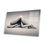 Nude Woman Fine Art 13 Print On Acrylic Glass by Johan Swanepoel