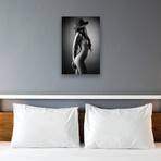 Nude Woman With A Hat Print // Johan Swanepoel (16"H x 24"W x 0.25"D)