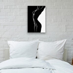 Nude Black Versus White II Print on Acrylic Glass by Johan Swanepoel