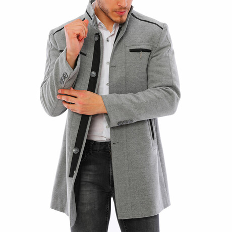 London Overcoat // Gray (2X-Large)