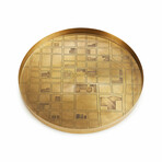 Map Tray // Large // Antique Brass