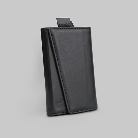 Leather Speed Wallet // Double Black