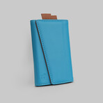Leather Speed Wallet // Turquoise