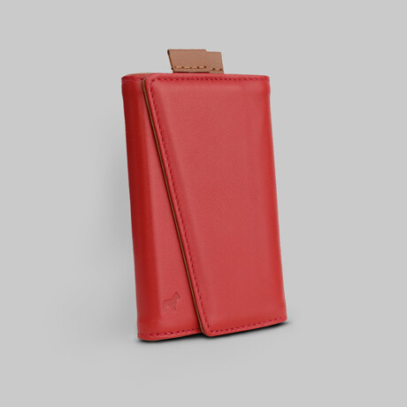 Leather Speed Wallet // Red