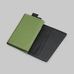 Leather Speed Wallet // Black-Green