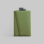 Leather Speed Wallet // Black-Green
