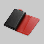Leather Speed Wallet // Rouge-Noir