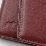 Leather Speed Wallet // Burgundy