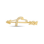 Tiffany & Co. // Paloma Picasso 18K Yellow Gold + Diamond Heart + Arrow Brooch // Estate