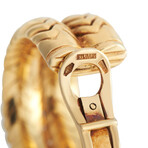 Bulgari // Ladies Spiga 18K Yellow Gold Clip-On Earrings // Estate
