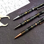 Slimline Ballpoint Twist Pen // Antique Copper + Black