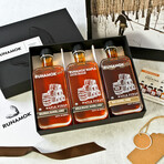 Barrel-Aged Maple Syrup Gift Box // Set of 3 // 8.45 oz Each