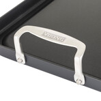 Hard Anodized Nonstick Double Burner Griddle