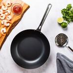Blue Steel Carbon Steel Wok // 12"