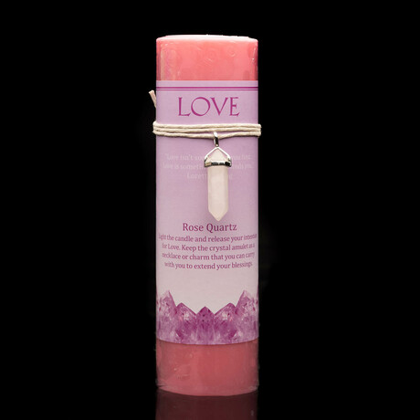 Love Crystal Pendant Candle
