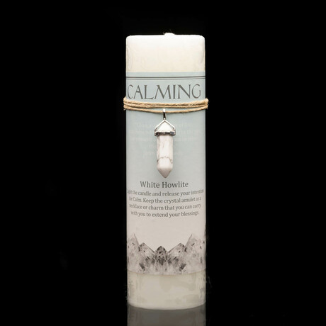 Calming Crystal Pendant Candle