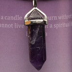 Handcrafted Spirituality Crystal Pendant Candle