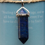 Handcrafted Healing Crystal Pendant Candle