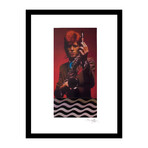 David Bowie Ziggy Stardust with a Sax Vintage Print