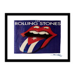 The Rolling Stones Iconic Tongue Vintage Print