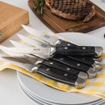 Pakka Wood Steak Knives + Commemorative Box // 6-Piece Set (Red Box)