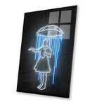 Nola Girl With Umbrella Print on Acrylic Glass by  Octavian Mielu
