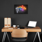 The Dark Side Of The Mind Print On Acrylic Glass by Octavian Mielu