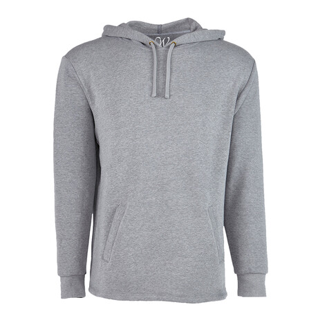Heathered Brushed Pullover Hoodie // Heather Grey (S)