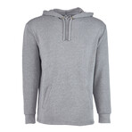 Heathered Brushed Pullover Hoodie // Heather Grey (L)