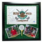 Chevy Chase // Caddyshack // Signed + Framed Bushwood Flag Collage