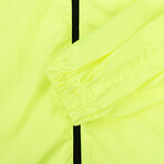 Neon Yellow Windbreaker Jacket (L)