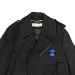 Black Crop Arrow Jacket (XXS)