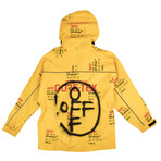 Yellow Gore Graffiti Logo Coat (L)