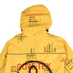 Yellow Gore Graffiti Logo Coat (XXS)