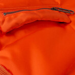 Orange Cropped Arrows Vest Jacket (XL)
