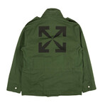 Green Checker Field Jacket (L)