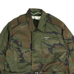 Green Camouflage Field Jacket (M)