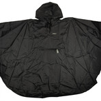 Black Logo Packable Raincoat (XXS)
