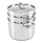 3-Ply Stainless Steel 8 Quart Multipot // 4-Piece Set
