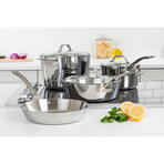 Viking Contemporary // 3-Ply Stainless Steel Cookware // 7-Piece Set