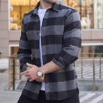 Flannel Shirt // Style 1 // Gray (Small)
