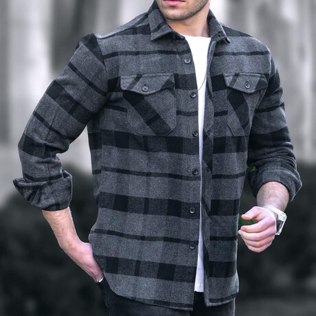 Flannel Shirt // Antra (Small)