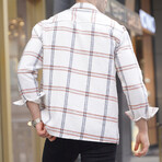 Flannel Shirt // Style 2 // Ecru (Small)